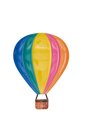 Luchtballon metaal 38x25cm a5