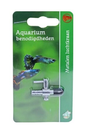 Luchtkraan metaal 1-weg blister