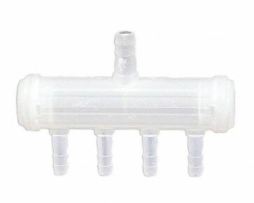 Luchtverdeelkraan+4uitgangen4-6mm