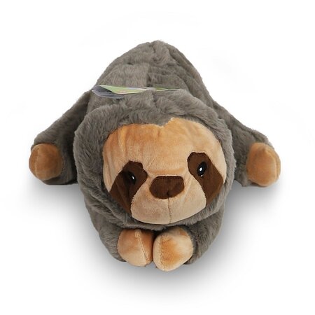 Luiaard pluche eco met piep h22cm