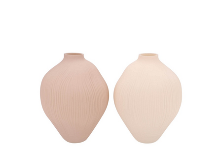 LUXX COZY SAND VASE ORGANIC per stuk 17X17X23CM