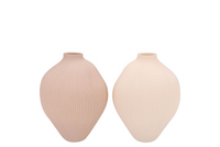 LUXX COZY SAND VASE ORGANIC per stuk 17X17X23CM