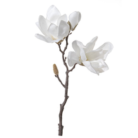 Magnoliasteel creme l38cm (Zijde-bloem)