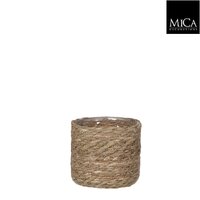 Mand atlantic d12h12cm lichtbruin