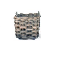 Mand dik rotan cl l65b65h60cm grijs