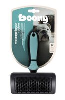 Massageborstel hond rubber medium