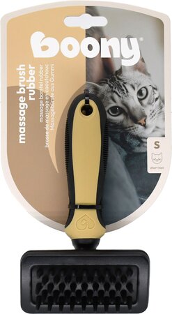 Massageborstel kat rubber small