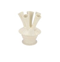 MAYSA OFFWHITE VASE TUBES 21X21X28CM