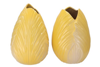 MENTON TULIP VASE YELLOW 24X24X33CM ASS P/1