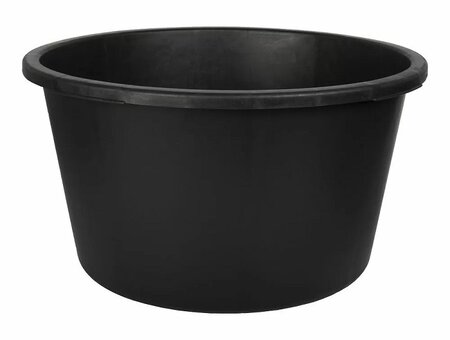 Metselkuip 65l zwart rond