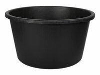 Metselkuip 65l zwart rond