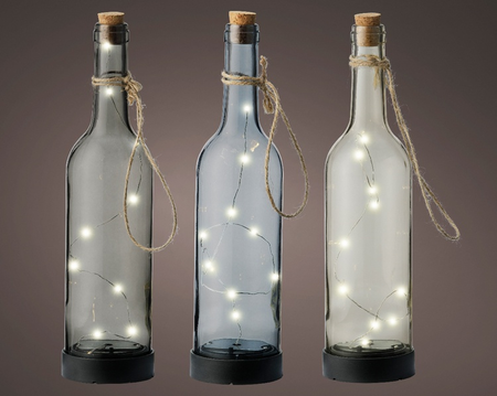 micro LED solar fles assorti per stuk