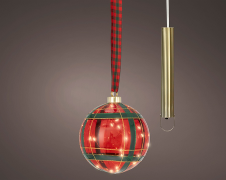 Micro led spiraal d14cm-30l krd/warm wit