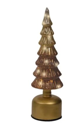 Micro led tree d10h33cm-15l brn/wwt