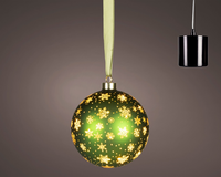 Microled draai bal d14cm 15l groen/wwt