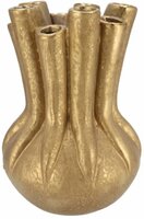 MIKA MAJESTIC GOLD VASE TUBE 26X35CM