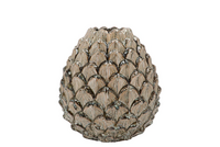 MIKA SCOTTISH GREEN VASE PINECONE EDGE 15X15CM