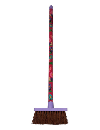 Mini bezem mier/vlinder/slak paars