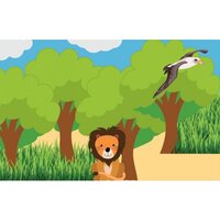 Mini gazonhark leeuw - afbeelding 2