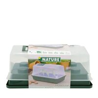 Mini-kweekkas groen h17b32d18cm