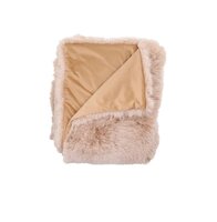 MONTANA FAUX SAND PLAID FUR 140X180CM