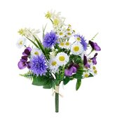 Muscari/viooltje bundel h39cm paars