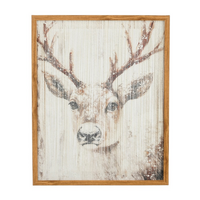 Muurdeco rndier fsc l50b2.8h70cm wt