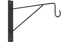 Muurhaak classic grijs h24b35cm