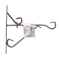 Muurhaak h24.5b25cm zwart