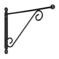 Muurhaak knop zwart h31b39cm - afbeelding 3