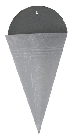 Muurhang zink kornet l20b20h50cm