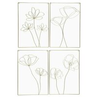 Muurhanger met.l0.5b38h58cm goud a4