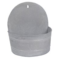 Muurhanger oud zink l25b15h28cm