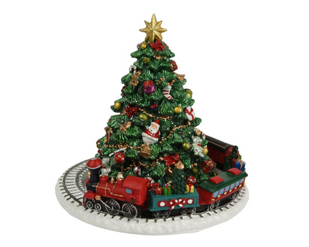 Muziekdoos polyresin l16b16h16cm groen