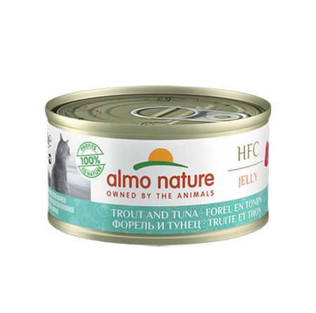 Nature cat jelly forel/tonijn