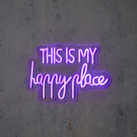 Neonlight tekst l40b1.5h28cm l.roze