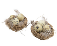 Nest wilgen draad ei l8cm ntrl 2st - afbeelding 2