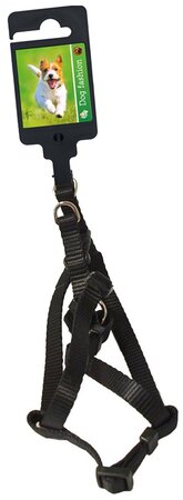 Nylon bh-tuig 10mm/h25-b35cm zwart