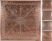 ONDERBORD ALU KOPER 33CM 4ASSORTIMENT per stuk