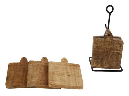 Onderzetters 6 st l11b11h22cm a3