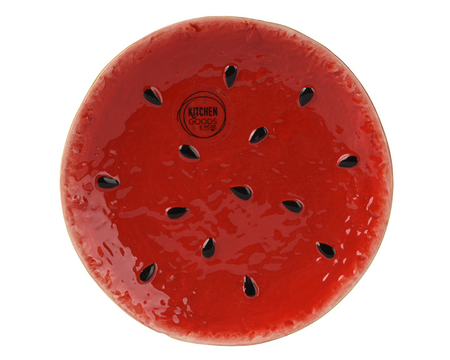 Ontbijtbord dolomiet d16h2cm groen - afbeelding 1