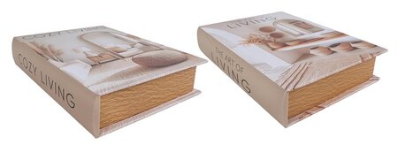 Opbergbox karton 20x27x5cm naturel a2