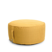 Opblsbare poef senna d55h25 geel