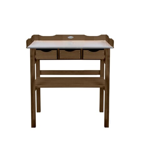 Oppottafel met lades brn l80b38h82