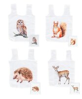 Opvouwbare tas aquarel bos a4