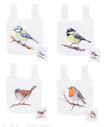 Opvouwbare tas vogel a4