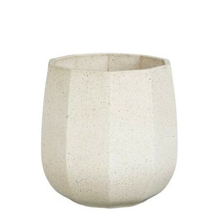 Orchideepot lennart d16h16cm creme