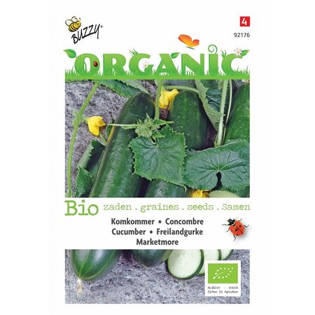 Organic komkommer market 1.5g - afbeelding 1