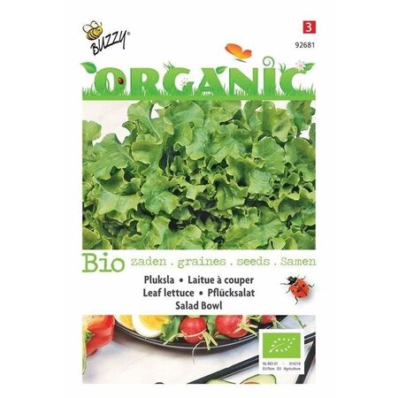 Organic pluksla green salad bowl 1g - afbeelding 1
