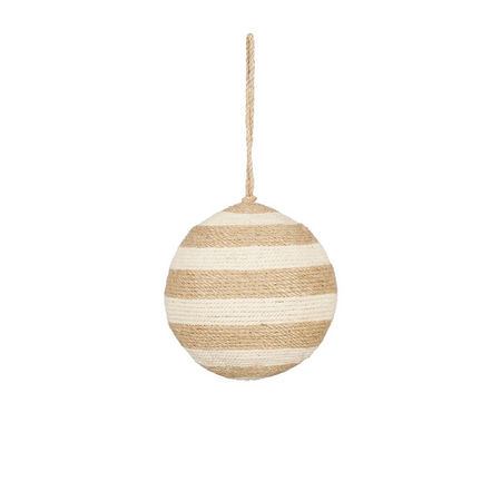 Orn. bal d10h10cm bruin